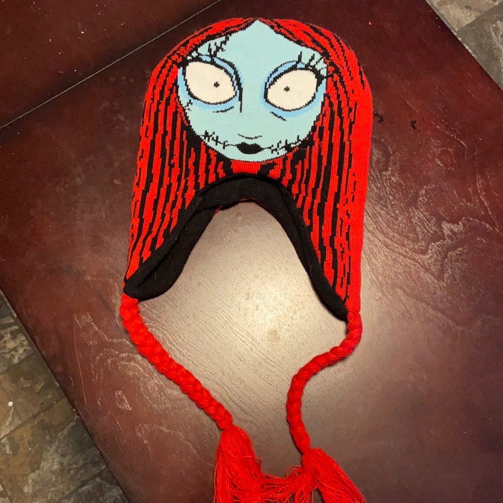 Nightmare Before Christmas Sally knit winter hat